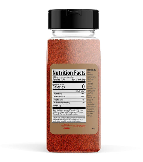 Unpretentious Harissa Seasoning, 2 Cups, Versatile Spice Blend, Smoky Flavor, Bold & Spicy