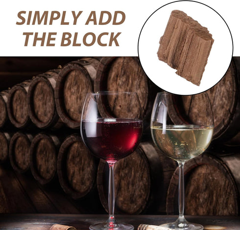 1bag IMIKEYA French Oak Chips for Home Brewing Wine Making Flavor Improve Texture Red Wine for Whiskey Aging