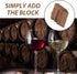 1bag IMIKEYA French Oak Chips for Home Brewing Wine Making Flavor Improve Texture Red Wine for Whiskey Aging