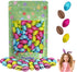 The Dreidel Company Easter Chocolate Eggs 2 Pounds, Multicolored Foil Wrapped Milk