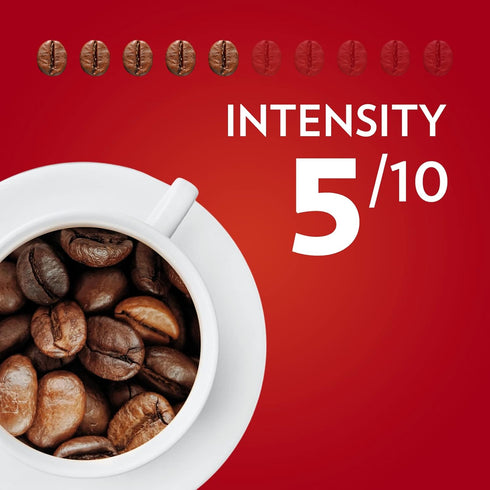 8.8 oz (Pack 4) Lavazza Qualit Rossa Ground Coffee, Medium Roast, Arabica and Robusta Blend, Brick