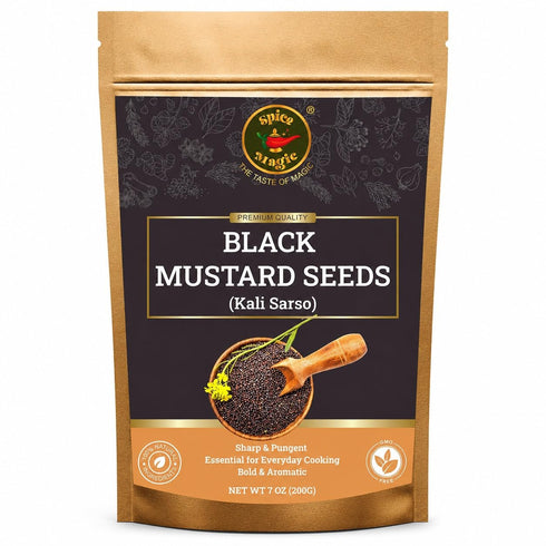 Spice Magic Black Mustard Seed ~ 100% Pure, Aromatic & Natural |