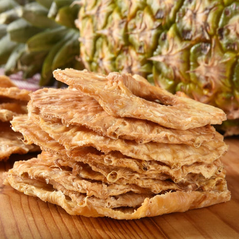8 Oz, Wildly Organic Dried Pineapple Slices Bag Premium, Organic, Unsweetened, Non-GMO, Kosher, Vegan, No Added Sugar