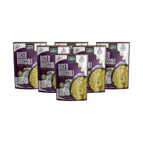 Kitchen & Love Riced Broccoli 8 oz (6 Pack) | Low Carb