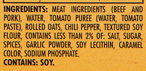 Wolf Brand Chili 15 (Pack 12) with No Beans, Ounce