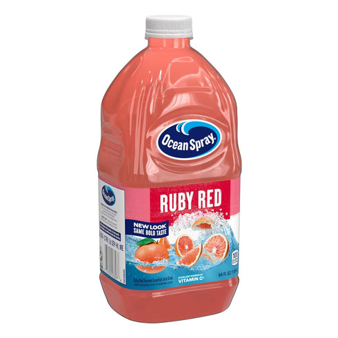 64 Oz Pack 3 Ocean Spray Ruby Red Grapefruit Juice Drink, Fl | Bottle |