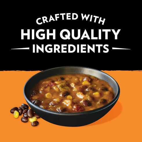 Campbell's Slow Kettle 15.7 oz Style Southwest-Style Chicken Chili with Beans and White Meat Chicken, Microwavable Bowl