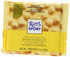 Ritter Sport Chocolate Bar, White Chocolate, Whole Hazelnuts, 10 Count