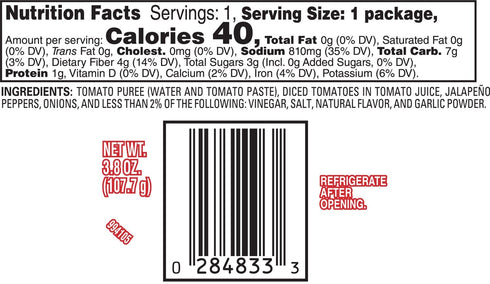 3.8 (Pack 30) Tostitos, Medium Chunky Salsa To Go, Ounce