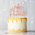 A Little Princess Cake Topper - Happy Birthday Decor for Girls, Baby Shower/Gender Reveal, Rose Gold Glitter