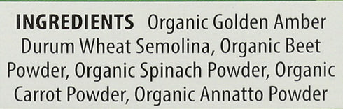 12 oz Eden Foods Organic Pasta Vegetable Spirals
