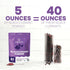 5 Jungle Powders Black Currant Powder Ounce Bag - Natural Freeze Dried Black Currants for Recovery - Dehydrated Fruit