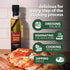 8.1 oz Siciliano Herb Infused Oil, All Natural Gourmet Cooking Oil with Fragrant Mediterranean Herbs, Ideal