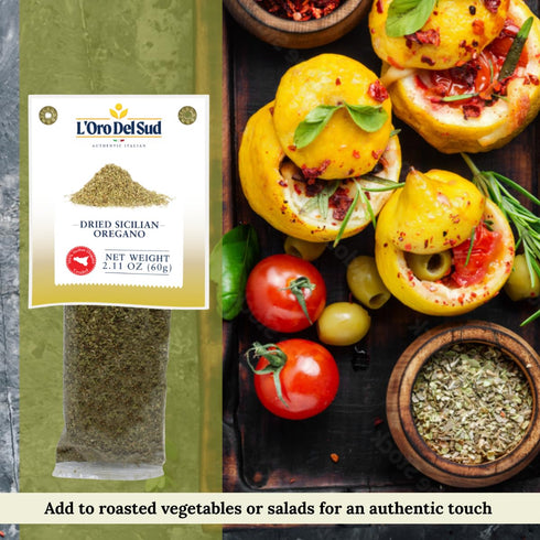 2.11 oz (60 Sicilian Oregano Dried, g), Seasoning, Herbs, Ground Dried Oregano Leaves with intense aroma, Italian