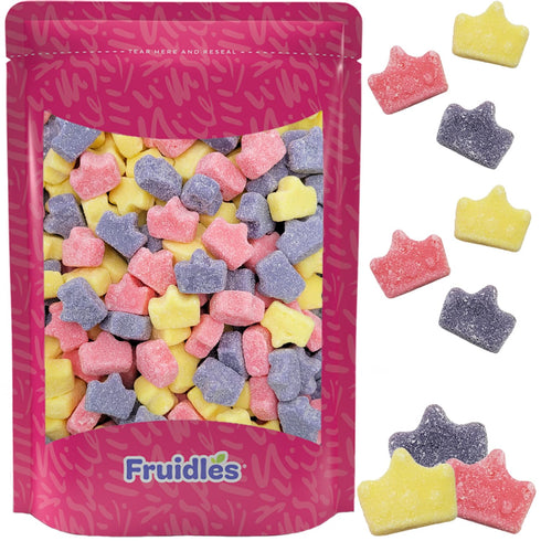Fruidles Multicolor Princess Tiara Jelly Gummi, Delicious Gummy Candy, Fun and Festive
