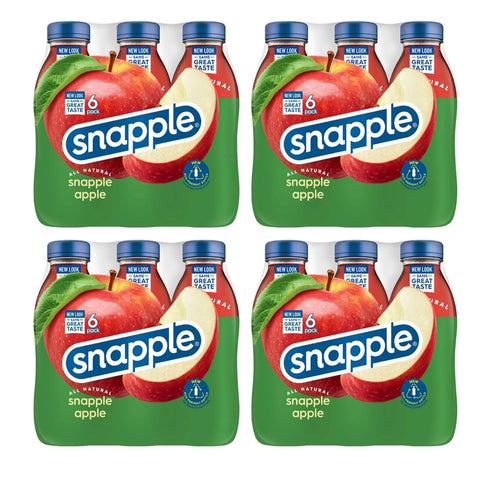 Snapple Apple All Natural Juice Drink Gluten Free 16 fl oz 100%