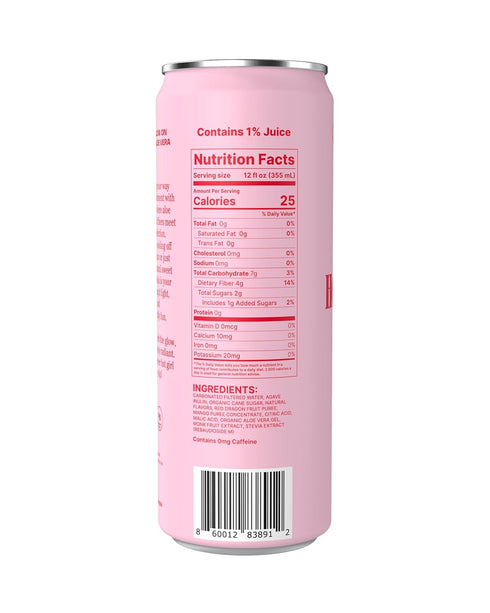 Hot Girl Soda 12 Pack - Variety - Elevated Soda Infused with Aloe Vera