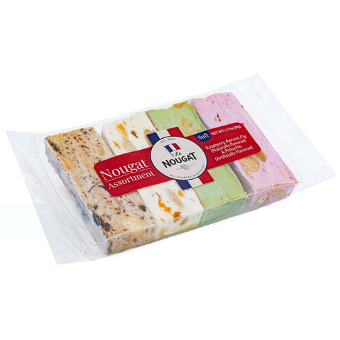 Le Nougat by Chabert & Guillot French Nougat Assortment Tray Raspberry Pistachio Apricot Fig Soft French Confection Variety