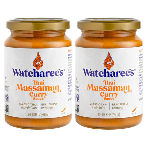 Watcharees Thai Massaman Curry Sauce Authentic Thai Flavor Made from Real Massaman