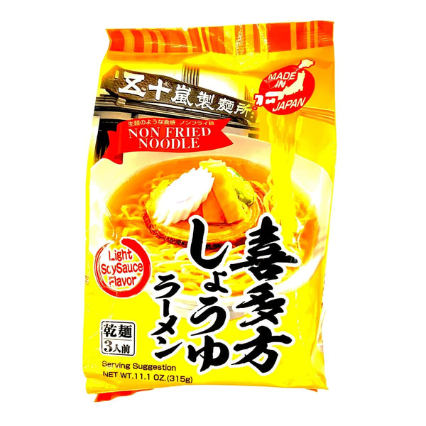 Igarashi Seimen IGARASHI VEGAN RAMEN Kitakata Soy Sauce Flavor Pack of 3