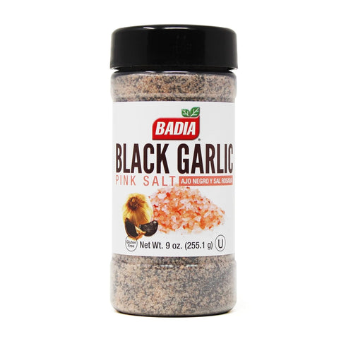 Badia Black Garlic Pink Salt, 9 oz - Pink Himalayan Salt with