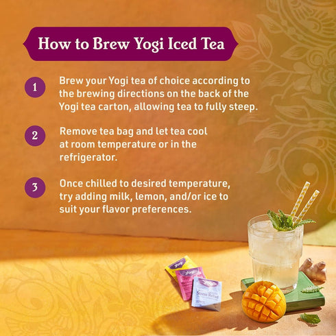 16 Pack (4 Packs) Yogi Tea Honey Chai Turmeric Vitality Tea - Tea Bags per - Organic Tea to Support Overall Health
