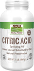 NOW Foods, Citric Acid, Sprouting Aid, Great Substitute for Salt, Preservative Found