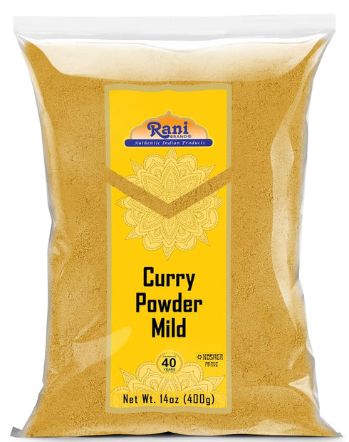 Rani Curry Powder Mild, 14oz (400g) - Authentic Indian Blend, All Natural, Vegan, Gluten Friendly