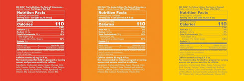 Pack, 8.4 Oz, 24 Red Bull Energy Drink Variety Red Edition, Amber Edition and Yellow Edition Energy Drinks, Fl Cans
