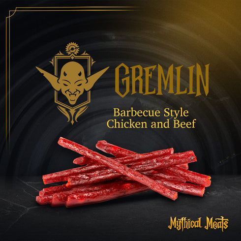 Gremlin 12-Pack Mythical Meats Humanoid Flavor Snack Sticks Barbeque Chicken and Beef Dried & Dehydrated Meats Seasoned