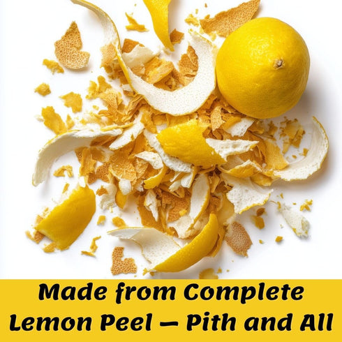SavorSatch 16oz 16 (Pack 1) Lemon Peel Granules - Resealable Pouch | Certified Kosher, GMO-Free, Allergen-Free | Bulk