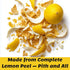 SavorSatch 16oz 16 (Pack 1) Lemon Peel Granules - Resealable Pouch | Certified Kosher, GMO-Free, Allergen-Free | Bulk