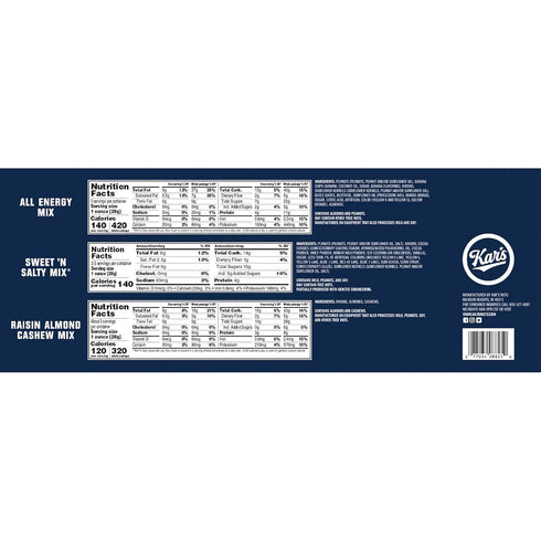 Pack, 18 Kar's Nut And Fruit Variety Box Of Bags