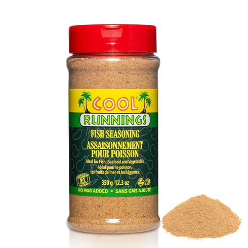Cool Runnings Fish Seasoning 350g - Authentic Caribbean Spice Blend for Grilled,