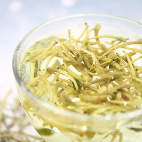 100% 1.58oz/45g FullChea - Pure Natural Dried Honeysuckle - Jin Yin Hua Honeysuckle Tea - Premium Flower Herbal Tea