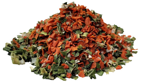 8 Naturejam Dried Carrots & Green Onions Soup Mix Ounce-Dehydrated Vegetable Flakes To Make Ramen Noodle Soup Blend