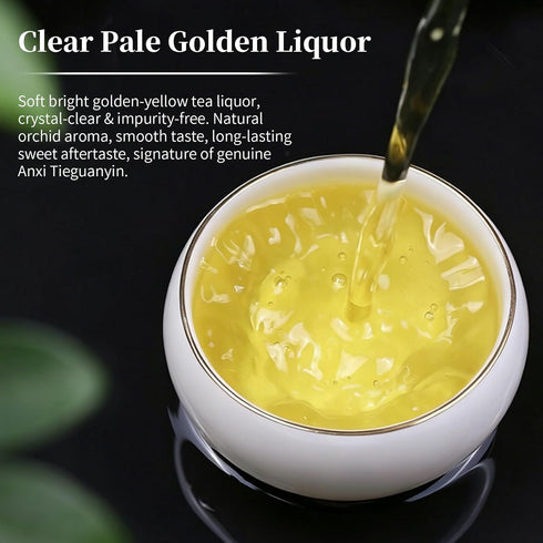 5.29oz/150g Yuexi Tie Guan Yin Oolong Tea Loose Leaf, Authentic Fujian Chinese High Mountain Iron Goddess of Mercy Tea