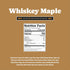 15.25 oz Rufus Teague Whiskey Maple BBQ Sauce, Premium Barbecue Sauces with Natural Ingredients, Award-Winning Bold