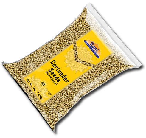 Rani Coriander (Dhania) Seeds Whole, Indian Spice, 14oz (400g) - All Natural, Vegan, Gluten Friendly