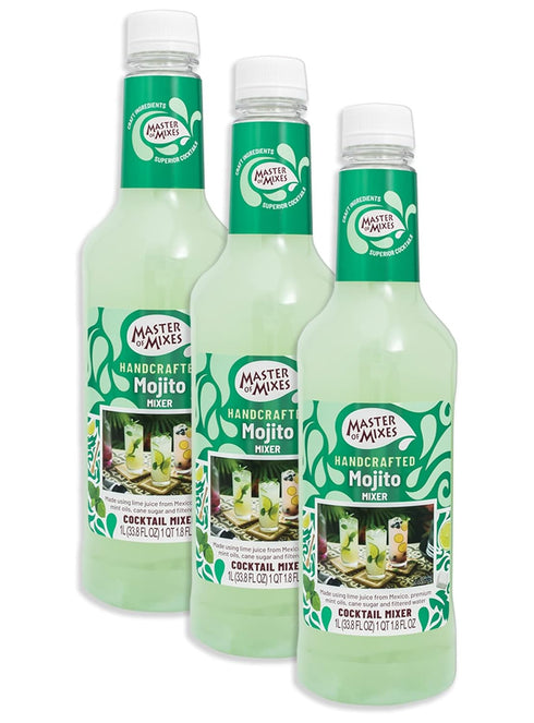 Master of Mixes Mojito Drink Mix, Ready To Use, 1 Liter Bottle