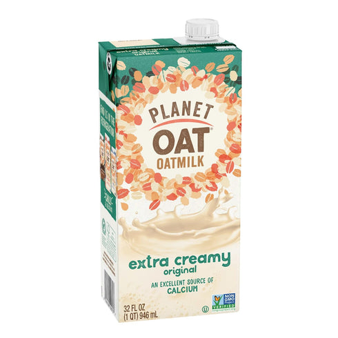 Planet Oat 32 Oz (Pack 6) Oatmilk, Extra Creamy, Fl.