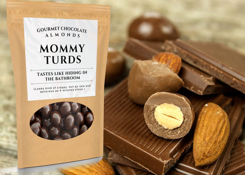 Kepperton Mother Turds Cocoa Dark Chocolate Almonds: Fancy Candy Gifts for Women on Special Occasions such as Mother's