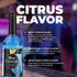 ATREVO 1 Blue Curacao Syrup Non Alcoholic - Original Bitter Orange Citrus Flavor with Liquor Pourer Dispenser, Ideal