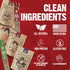 Pack Packs 6 Pack Righteous Felon Savory Beef Jerky Variety Gift - Great Gifts for Men | Gluten Free, High Protein