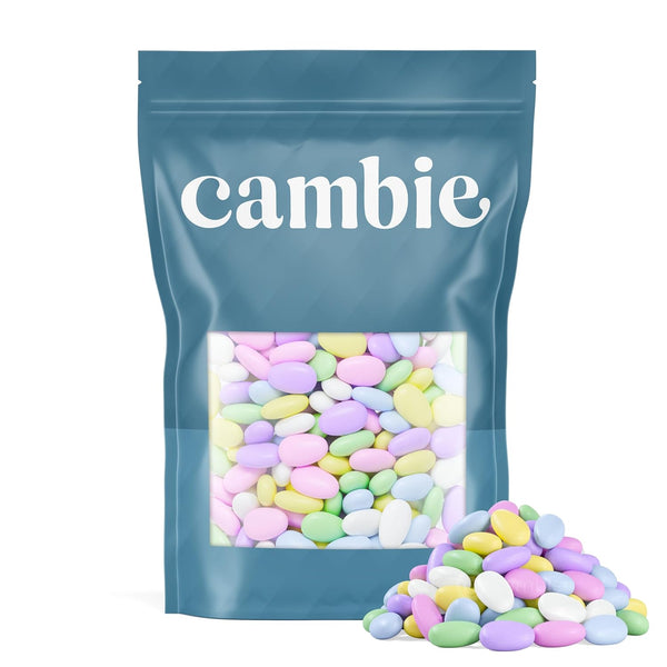 Cambie Jordan Almonds Candy - 2 Pounds of Premium Roasted Almonds in