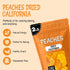 2 LB Packed Oh! Nuts Dried Peaches California - - Dried Fruit Slices - No Sugar Added - in New York Zip-Seal Bag