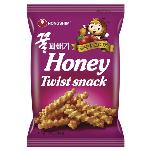 Nongshim Snacks, Honey Twist, 2.82 Ounce (Pack of 12)