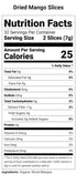 8 oz Terrasoul Superfoods Organic Dried Mango Slices, | Naturally Sweet Chewy Fruit Snack | No Added Sugar