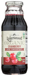 Lakewood Organic Cranberry Concentrate Juice, Gluten Free, Non GMO, Preservative Free, 12.5