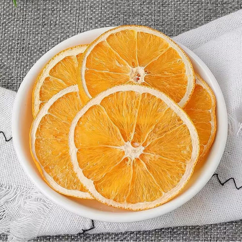 7oz/200g, (7 OZ) Dehydrated Dried Oranges For Cocktails, Dried Orange Slices No Sugar Added Fruit Tea